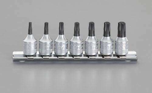 エスコ(ESCO) 1/4sq [Torx]ビットソケットセット EA611BDの通販はドライバー