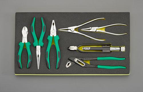 エスコ(ESCO) 7本組 プライヤーセット EA612VA-6の通販は