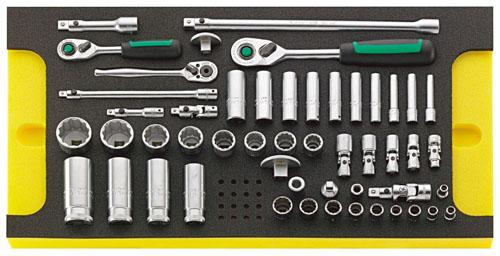 エスコ(ESCO) 1/4sq･3/8sq ソケットレンチセット(インチ) EA612VC-2の通販は