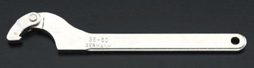 エスコ(ESCO) 155-230mm 自在フックレンチ(メッキ付) EA613XB-15の通販は 16,004円