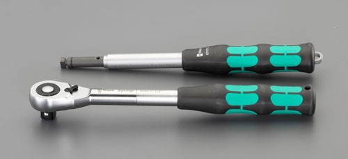 エスコ(ESCO) 1/2DR ラチェットハンドル(高トルク・延長バー付) EA617AN-1の通販は