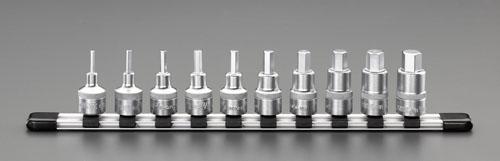 エスコ(ESCO) 1/2sq ヘックスビットソケットセット EA618KT-100の通販は