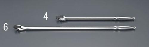 エスコ(ESCO) 1/2sq ロングスピンナーハンドル EA618RB-6の通販は 13,085円