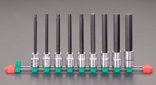 エスコ(ESCO) 1/2sq [HEX]ビットソケットセット(ロング) EA618RW-200の通販は 18,009円