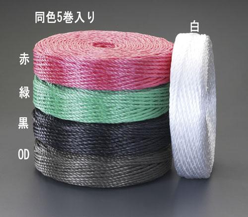 エスコ(ESCO) 6.0mmx200m PPロープ(OD色/5巻) EA628PR-15の通販は