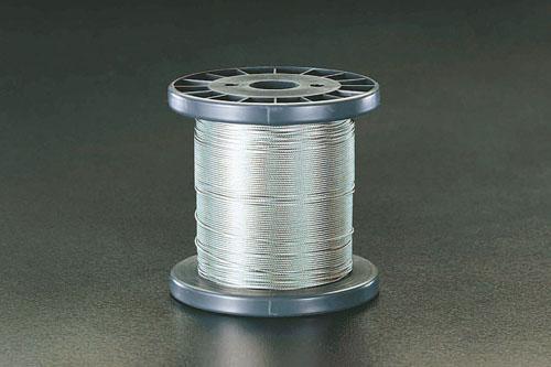 エスコ(ESCO) 1.2mmx100m/7x7 ワイヤーロープ(ステンレス製) EA628SR-112の通販は 5,431円