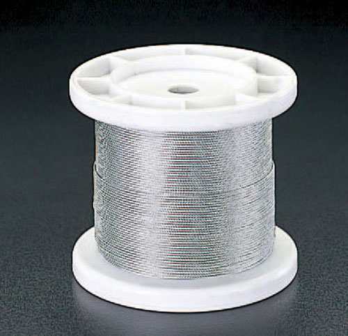 エスコ(ESCO) 1.2mmx200m/7x7 ワイヤーロープ(ステンレス製) EA628SR-212の通販は