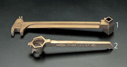 エスコ(ESCO) 305mm ドラム缶レンチ(ノンスパーキング) EA642KP-2の通販は