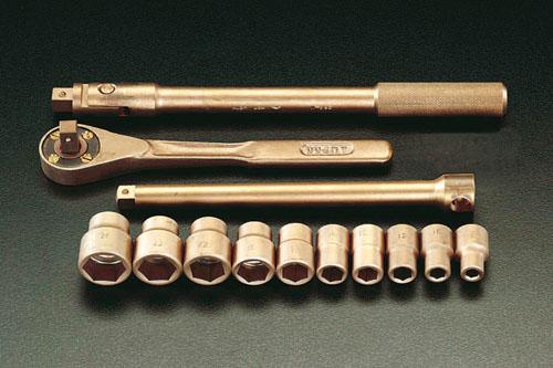 エスコ(ESCO) 1/2sq ソケットレンチセット(ノンスパーキング) EA642LMの通販は