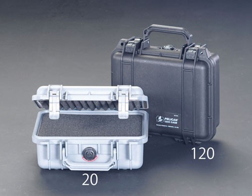エスコ(ESCO) 235x181x105mm/内寸 万能防水ケース(黒) EA657-120の通販は 13,531円