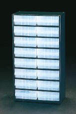 エスコ(ESCO) 307x150x555mm/2列 8段 パーツキャビネツト EA661BA-3の通販は