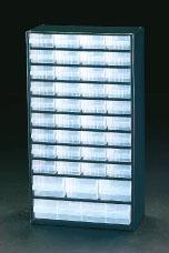 エスコ(ESCO) 307x150x555mm/11段40個 パーツキャビネツト EA661BA-5の通販は