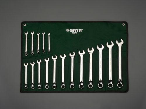 エスコ(ESCO) 17本組 片目片口スパナセット EA684AA-6の通販は 14,910円