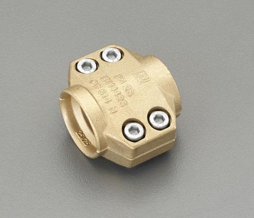 エスコ(ESCO) 13mm用 セーフティーホースクランプ(スチーム用/真鍮製) EA141BT-4