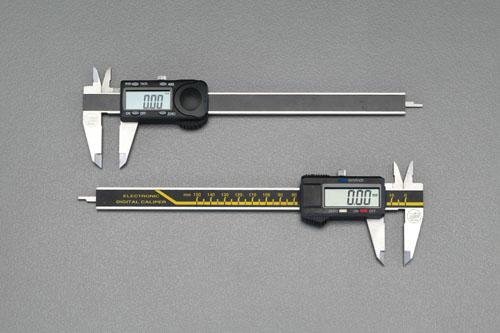 エスコ(ESCO) 150mm デジタルノギス(左利き用) EA725BF-2の通販は
