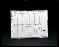 エスコ(ESCO) 600x900mm 予定表ボード EA766ZB-2の通販は