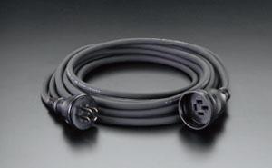 エスコ(ESCO) 三相200V/20A/5m 延長コード(防雨型) EA815GB-10の通販は