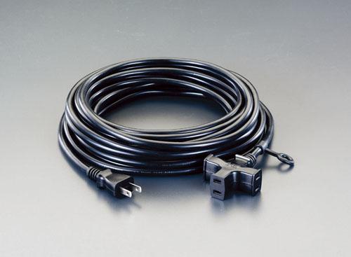 エスコ(ESCO) AC125V/15A/20m 延長コード EA815GJ-20の通販は 5,562円