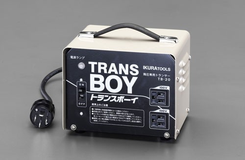 エスコ(ESCO) AC200V→AC100V/1.5kVA 降圧トランス EA815ZF-1の通販は