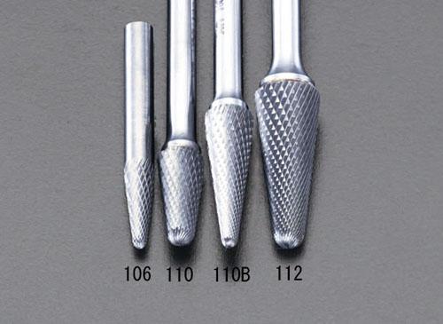 エスコ(ESCO) 10x19mm/6mm軸 [Coated]超硬バー EA819VC-110の通販は