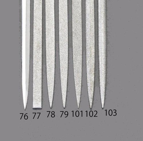 エスコ(ESCO) 140mm/#100 ダイヤモンドニードル鑢(燕尾) EA826VJ-103の通販は 4,647円
