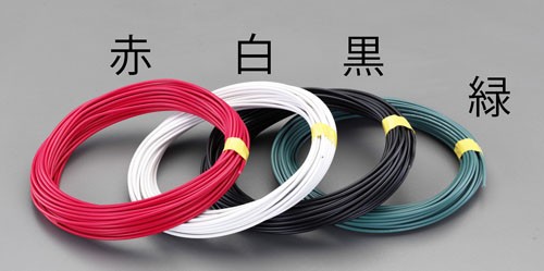 エスコ(ESCO) 3.5mx50m IV電線(撚線/緑) EA940AT-94の通販は