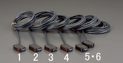 エスコ(ESCO) アンプ内蔵形光電センサー(透過形) EA940LM-6の通販は