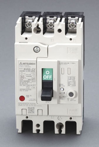 エスコ(ESCO) AC100-440V/60A/3極 漏電遮断器(フレーム60) EA940MN-36