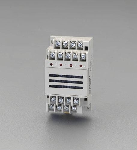 エスコ(ESCO) DC24V/1cx4 ターミナルリレー EA940MS-2の通販は