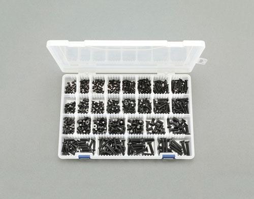 エスコ(ESCO) M3-M6 皿頭小ねじセット(ステンレス/黒色) EA949TF-1の通販は