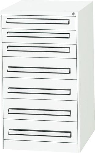 エスコ(ESCO) 580x620x1000mm/7段 ツールキャビネット(軽量用) EA955AD-5Aの通販は