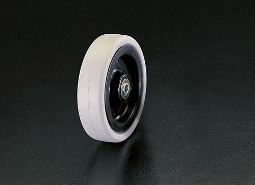 エスコ(ESCO) 150x30mm 車輪(ラバータイヤ･ナイロンリム･ボールベアリング EA986MF-150の通販は
