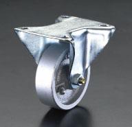 エスコ(ESCO) 150mm キャスター(固定金具・スチール車輪) EA986N-150の通販は 14,542円