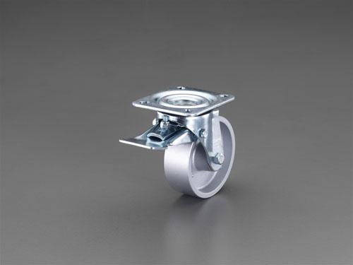 エスコ(ESCO) 125mm キャスター(自在･前ブレーキ･スチール車輪) EA986NA-13の通販は 11,978円