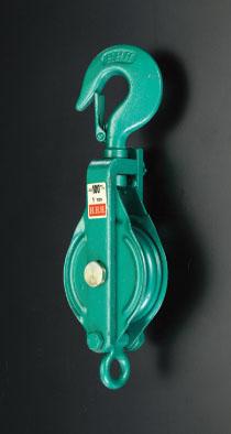 エスコ(ESCO) 150mm 強力型滑車(1車) EA987HA-150Aの通販は 20,112円