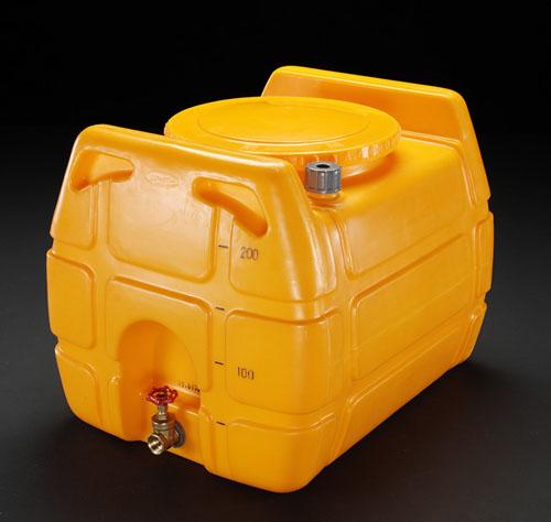 エスコ(ESCO) 200L ポリエチレン給水容器(バルブ付) EA991AB-2の通販は
