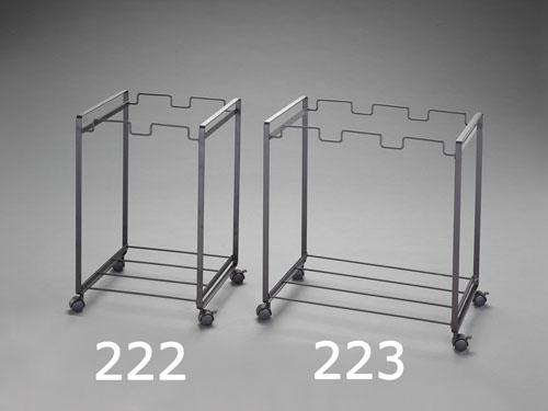 エスコ(ESCO) 345x300x530mm 分別ダストワゴン EA995A-222 2分別 レジ袋 分別ゴミ箱 ゴミ箱 ごみ箱 ダストボックス おしゃれ スリム ダストワゴン 収納 キッチン キャスター 生ごみ 空き缶 45L 45リットル 5,568円