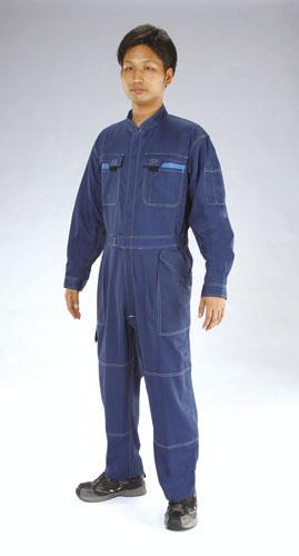 エスコ(ESCO) [M] 継ぎ作業服(帯電防止/ネイビー) EA996AC-51の通販は 8,053円