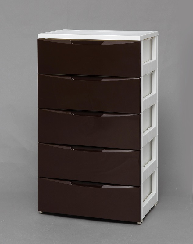 エスコ(ESCO) 　550x410x 995mm 引き出し式収納ケース(5段)　EA506L-52Aの通販は