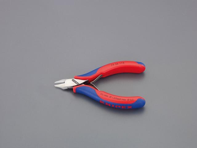 エスコ(ESCO) 　115mm 精密用ニッパー(バネ・グリップ付)　EA535KD-20