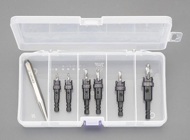 エスコ(ESCO)　10-15mm ホールソーセット(六角軸・Co-HSS)　EA824HTの通販はその他花・ガーデン・エクステリア・DIY工具