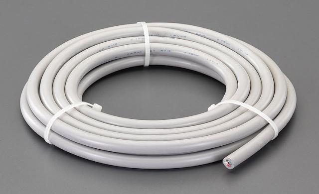 エスコ(ESCO)　5.5 mm2x20m/4芯 ﾋﾞﾆｰﾙｷｬﾌﾞﾀｲﾔｹｰﾌﾞﾙ　EA940AG-680の通販は