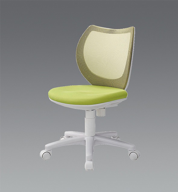 エスコ(ESCO)　ビジネスチェアー(ｸﾞﾘｰﾝ)　EA956XA-271の通販は 19,650円