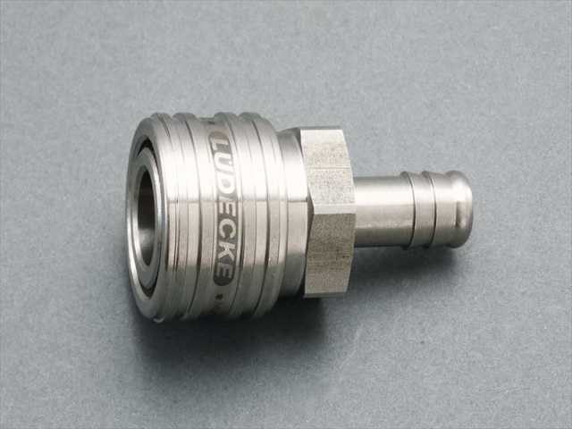 エスコ(ESCO) 9mm ｳﾚﾀﾝﾎｰｽｶｯﾌﾟﾘﾝｸﾞ(ｽﾃﾝﾚｽ製/ﾜﾝﾌﾟｯｼｭ) EA140GT-209の通販は