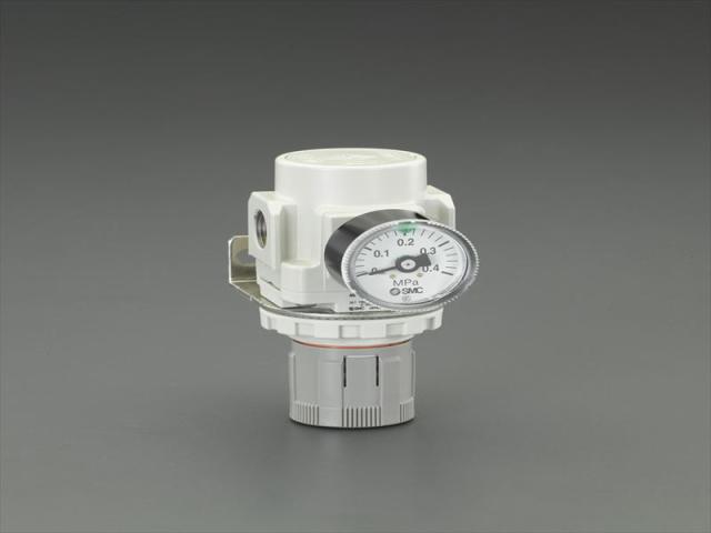 エスコ(ESCO) Rc 3/8 直動精密ｴｱｰﾚｷﾞｭﾚｰﾀｰ(ﾌﾞﾗｹｯﾄ付) EA153SR-113Aの通販は 13,432円