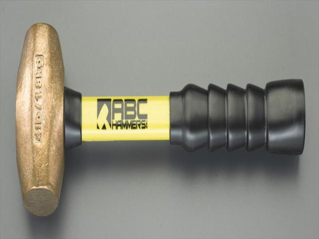 エスコ(ESCO) 1350g/41mm 銅ハンマー(ｸﾞﾗｽﾌｧｲﾊﾞｰ柄) EA575ES-2の通販は