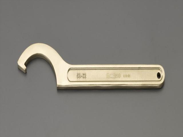 エスコ(ESCO) 52- 55mm フックレンチ(ﾉﾝｽﾊﾟｰｷﾝｸﾞ) EA643BL-5の通販は