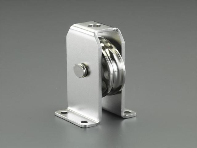 エスコ(ESCO) 100mm 縦型固定滑車(ｽﾃﾝﾚｽ製) EA987SR-65の通販は