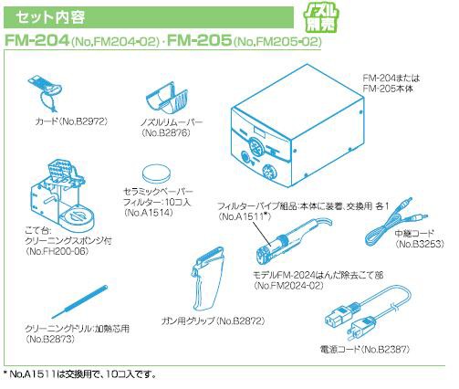 白光(HAKKO) はんだ吸取器 FM205-02