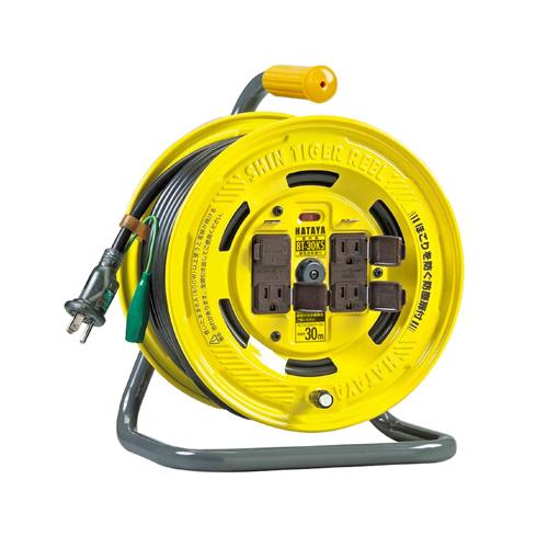 エスコ(ESCO) AC125V/15A/30m ｺｰﾄﾞﾘｰﾙ(漏電遮断器/ｱｰｽ付) EA815BS-12の通販は 26,114円